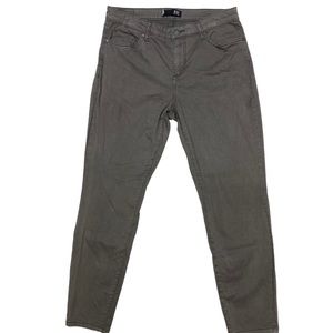 Kut From The Kloth Jeans Womens 12 Gray Donna Ankle Skinny Denim Ladies